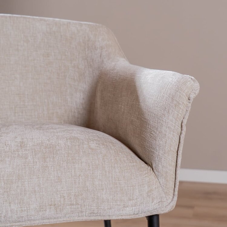 Barhocker Nubo Chenille Sand 85 cm