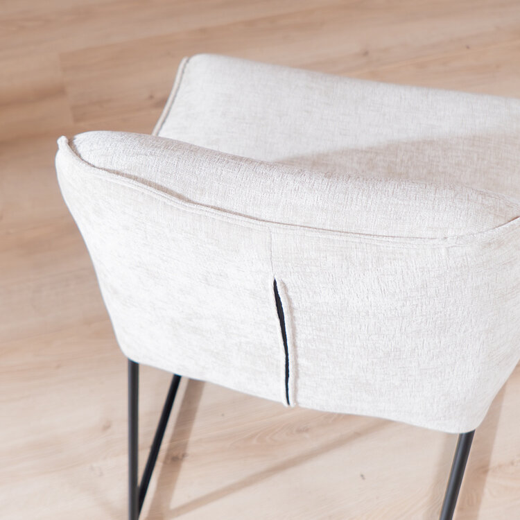 Esszimmerstuhl Momo Chenille Sand