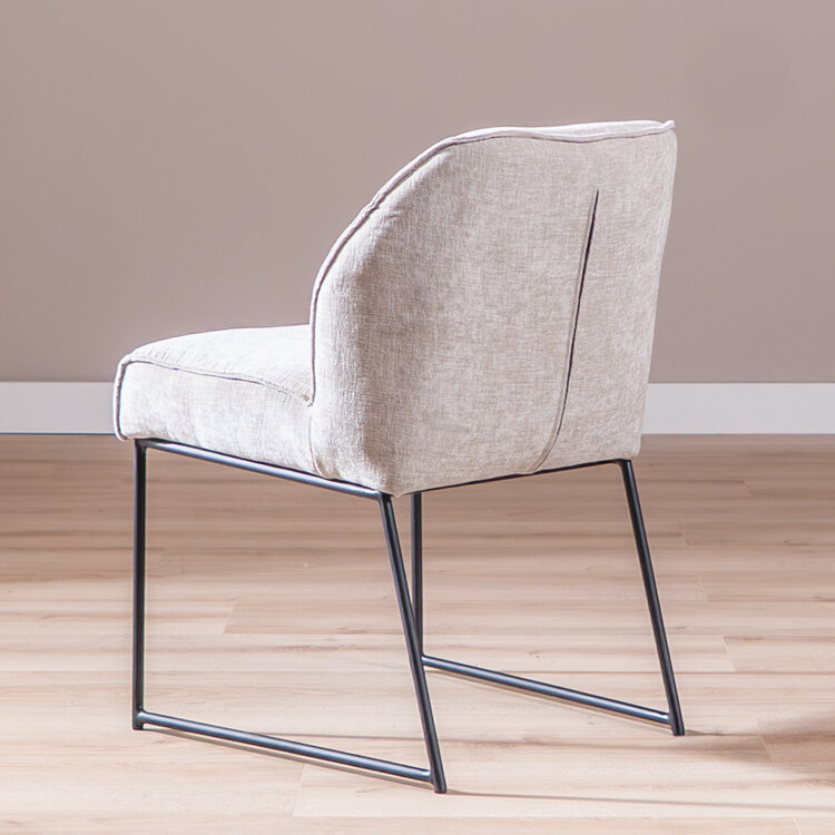 Esszimmerstuhl Momo Chenille Sand