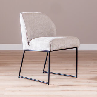 Esszimmerstuhl Momo Chenille Sand