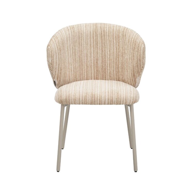 Esszimmerstuhl Milo Chenille beige/taupe