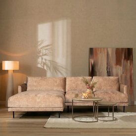 Ecksofa Denver Samt taupe links