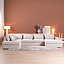 U-Sofa Kyle 6-Sitzer Chenille sand