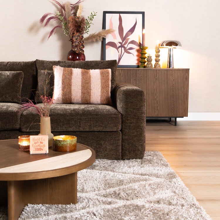 Ecksofa Kyle chenille mocha links