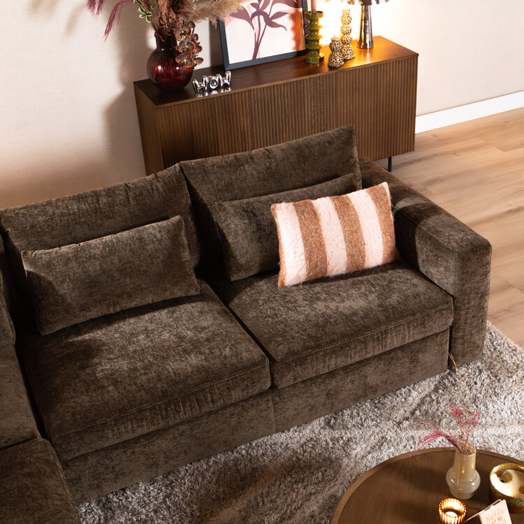 Ecksofa Kyle chenille mocha links