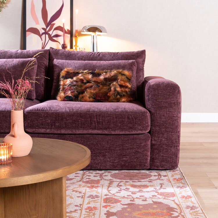 Ecksofa Kyle chenille lila links