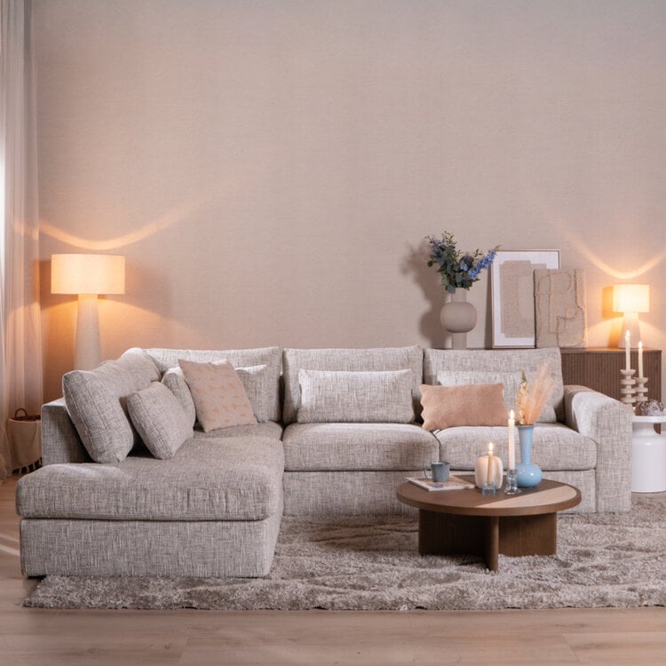 Ecksofa Kyle chenille sand grey links