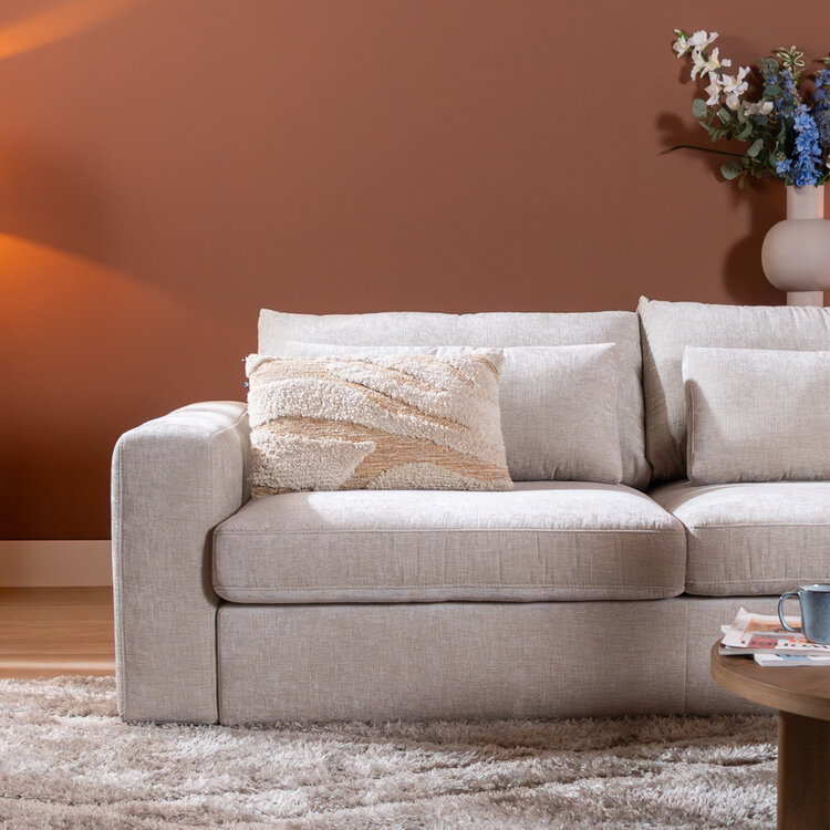 3-Sitzer Sofa Kyle Chenille Sand