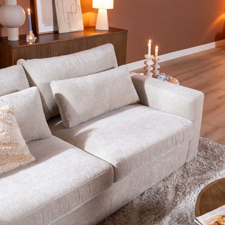 3-Sitzer Sofa Kyle Chenille Sand