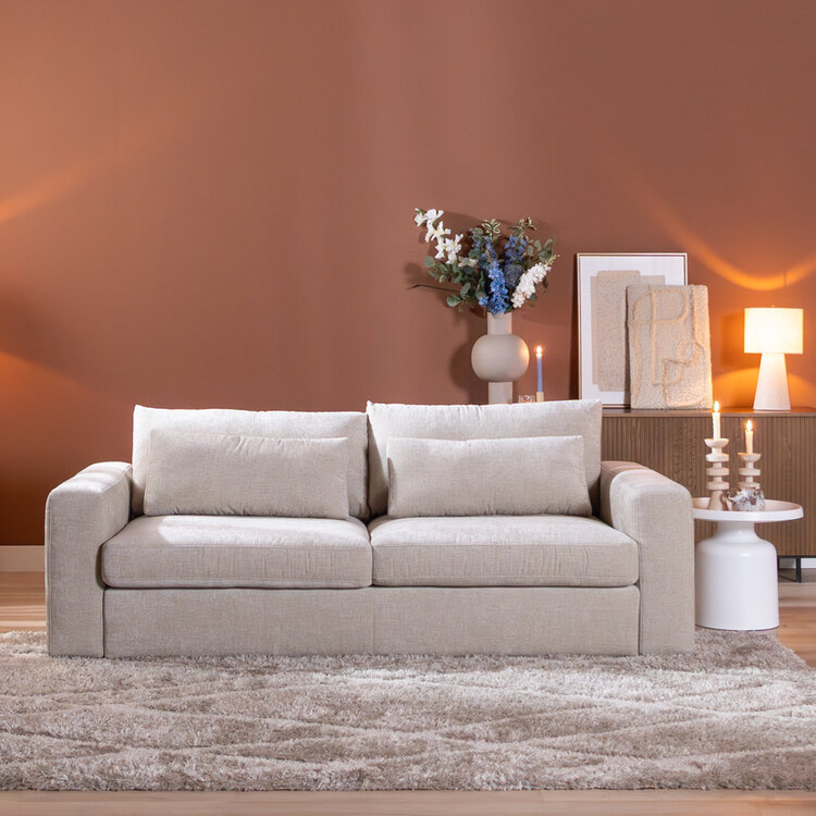 3-Sitzer Sofa Kyle Chenille Sand