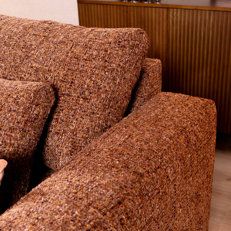 Ecksofa Kyle chenille rot links