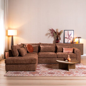 Ecksofa Kyle chenille rot links