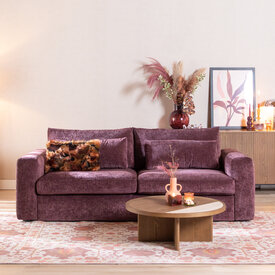 3-Sitzer Sofa Kyle Chenille paars
