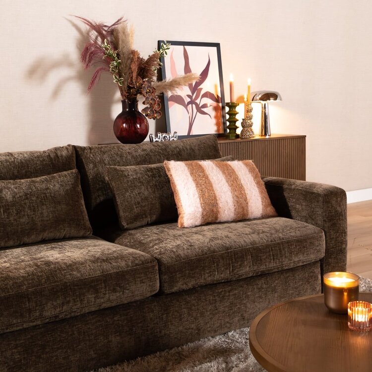3-Sitzer Sofa Kyle Chenille Mocha