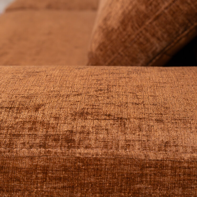 3-Sitzer Sofa Kyle Chenille Kupfer