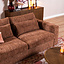 3-Sitzer Sofa Kyle Chenille rot