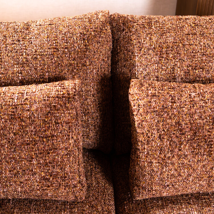 3-Sitzer Sofa Kyle Chenille rot