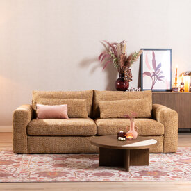 3-Sitzer Sofa Kyle Chenille ockergelb