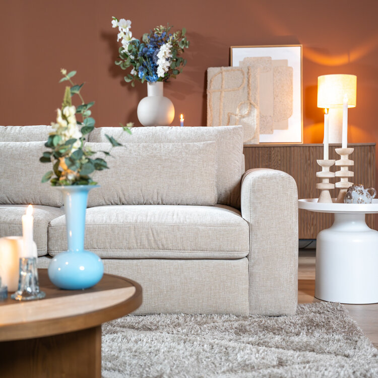 Ecksofa Kyle chenille sand links