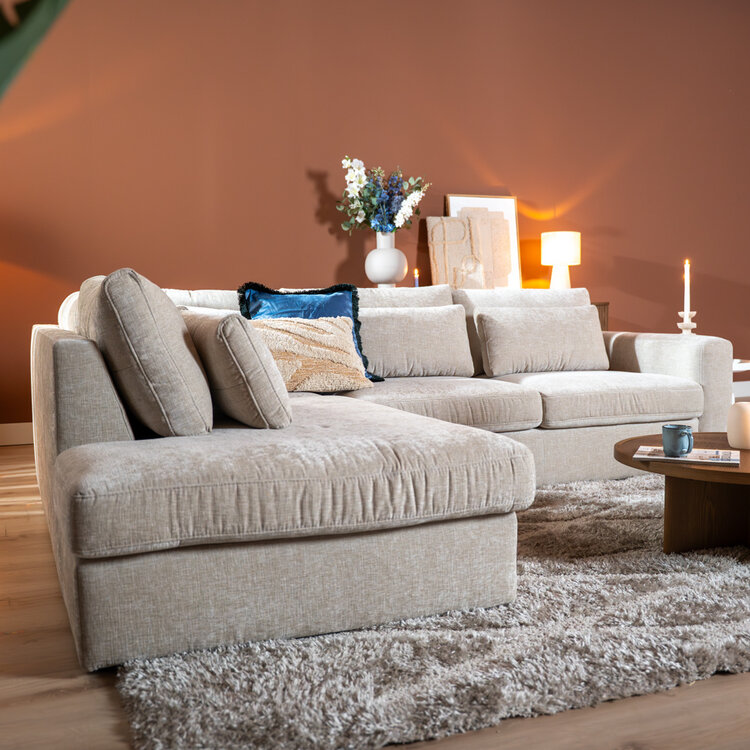 Ecksofa Kyle chenille sand links