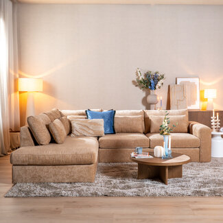 Ecksofa Kyle chenille peach links