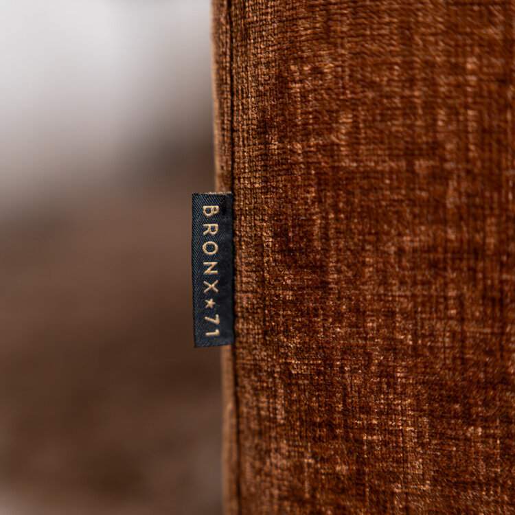 Hocker Kyle chenille kupfer