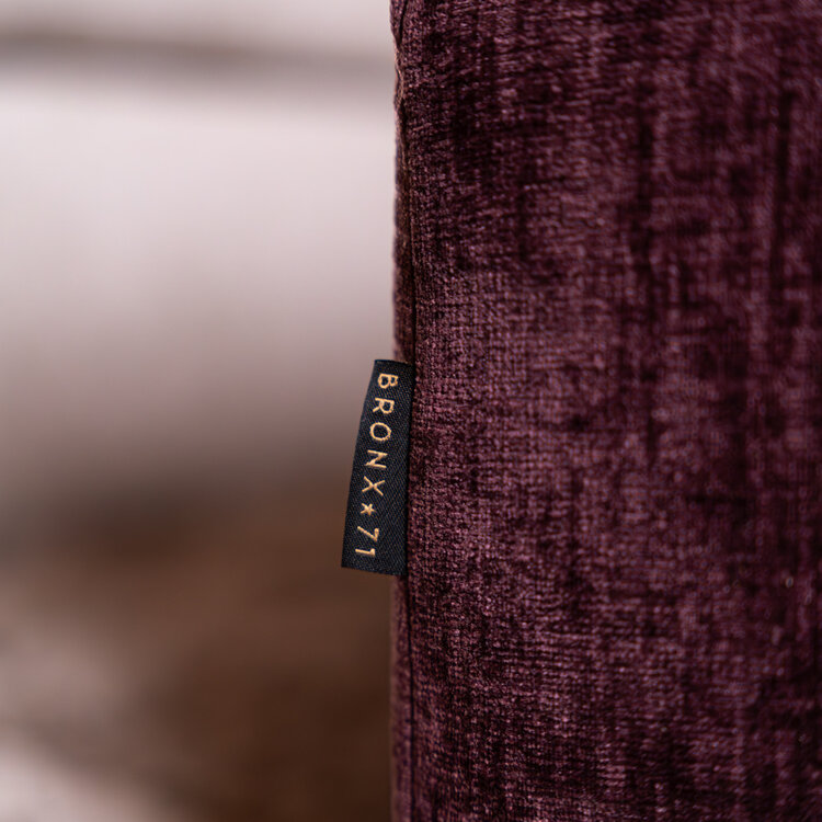 Hocker Kyle chenille lila