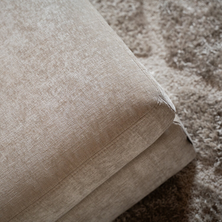 Hocker Kyle chenille sand