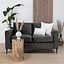 Samt Sofa 2-Sitzer Florida anthrazit