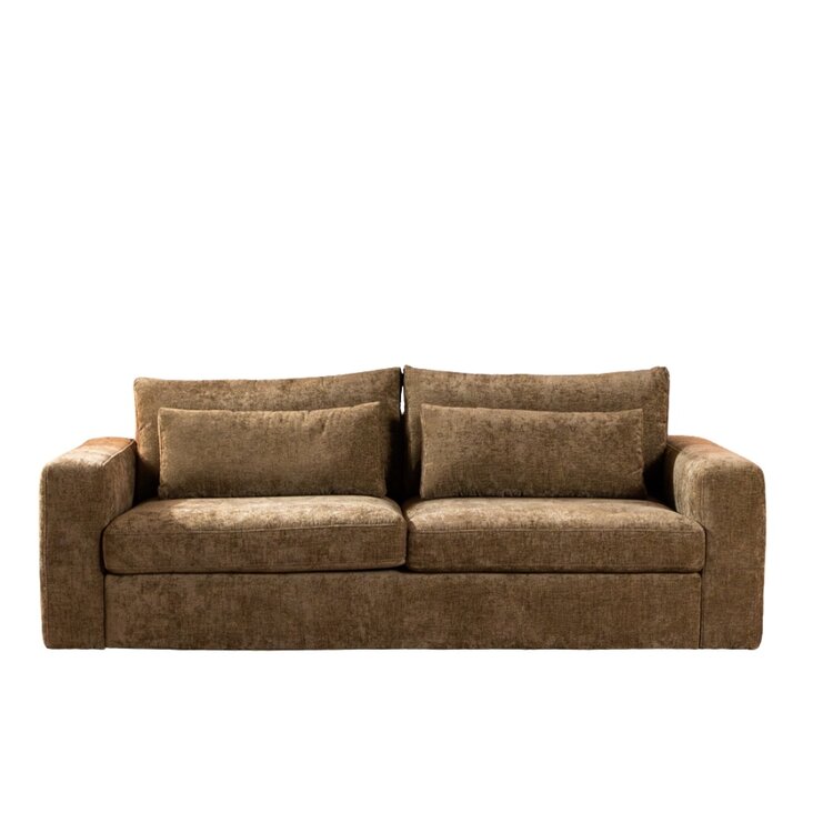 3-Sitzer Sofa Kyle Chenille olive grün