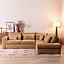 Ecksofa Kyle chenille ockergelb rechts