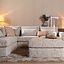 Hocker Kyle chenille sand grey