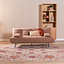 Schlafsofa 1-Sitzer Mira Bouclé Melange terrakotta