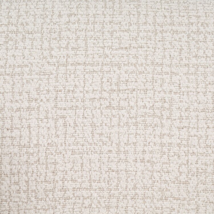 Esszimmerstuhl mit Rollen Mona melierter Stoff beige