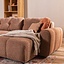 Schlafsofa 2-Sitzer Inka Bouclé Melange terrakotta links/rechts