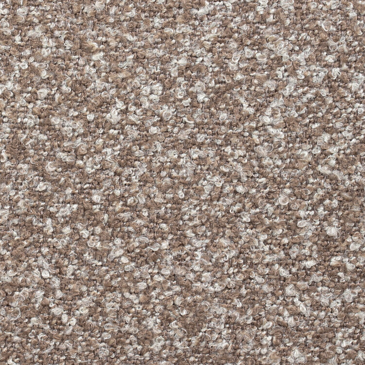 Esszimmerstuhl Jules drehbar Bouclé braun