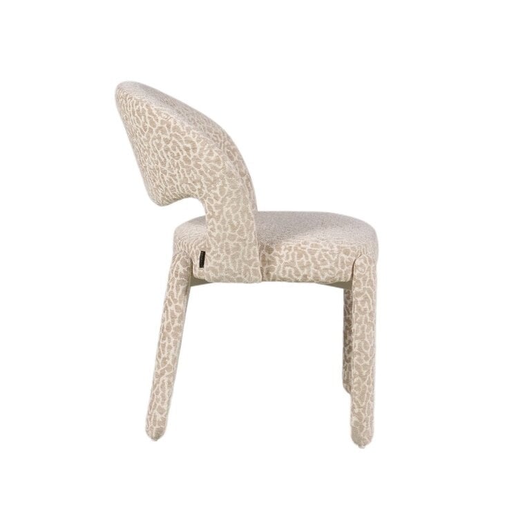 Esszimmerstuhl Nala taupe Leo-Print