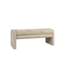 Esszimmerbank Lux taupe Leo-print 100 cm