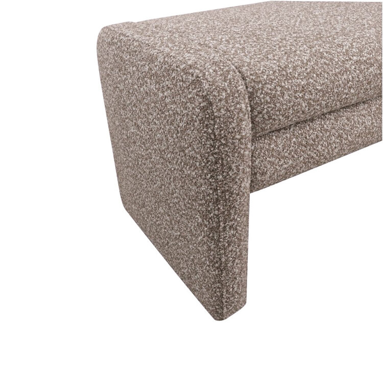 Esszimmerbank Neil Bouclé braun 160 cm