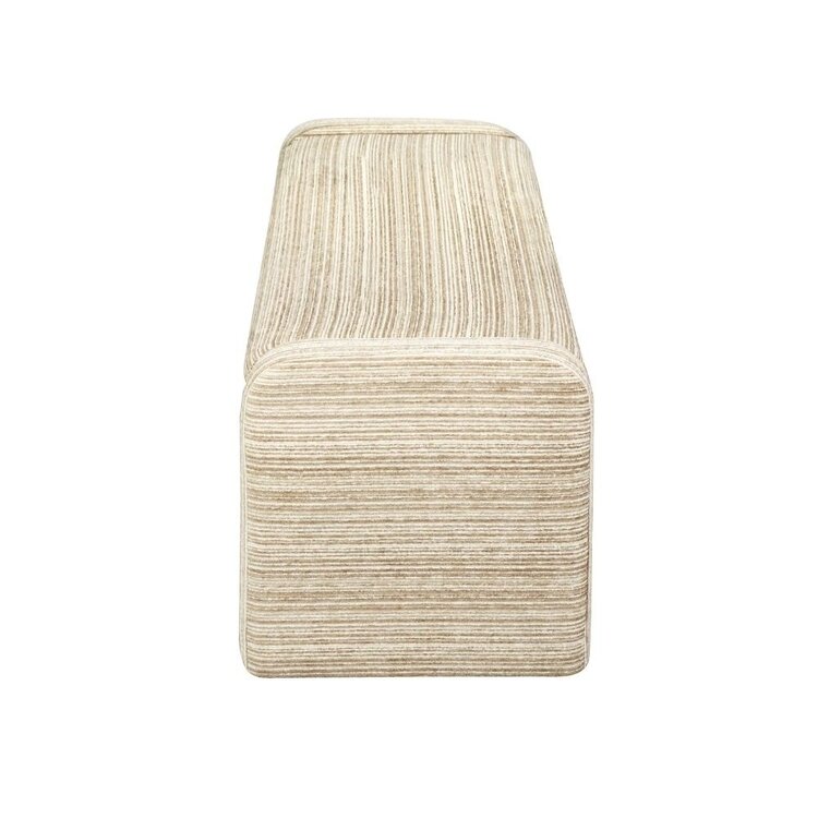 Esszimmerbank Ravi Chenille beige/taupe 100 cm