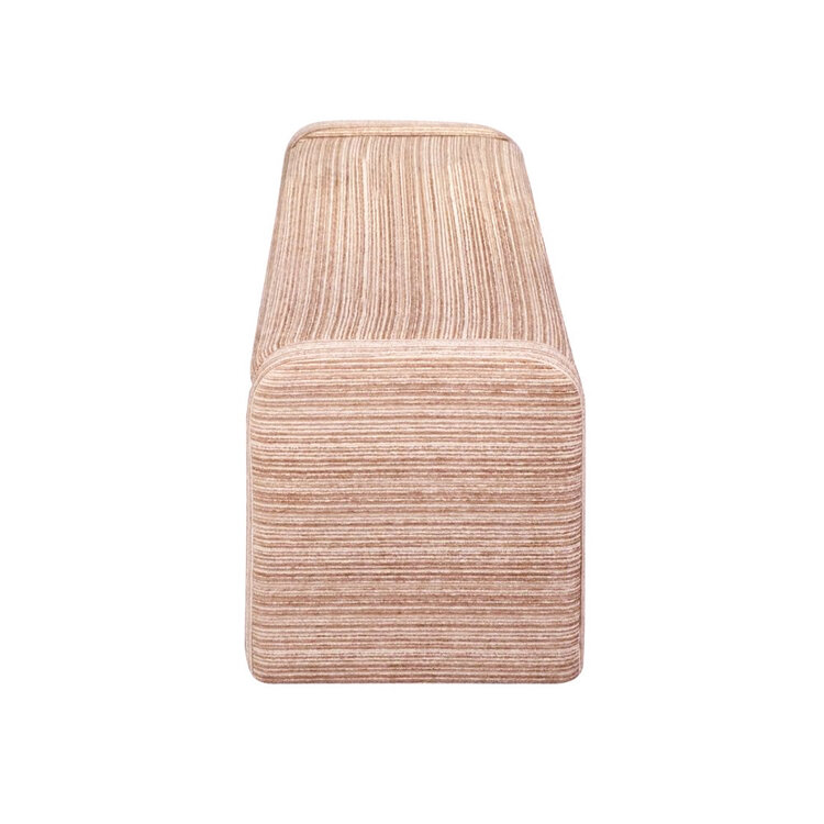 Esszimmerbank Ravi Chenille beige/pink 100 cm