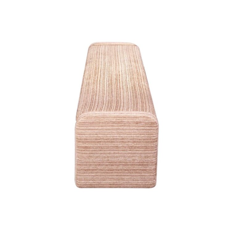 Esszimmerbank Ravi Chenille beige/pink 160 cm