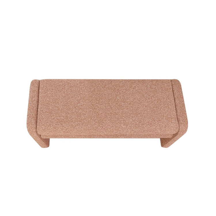 Esszimmerbank Neil Bouclé terrakotta 100 cm