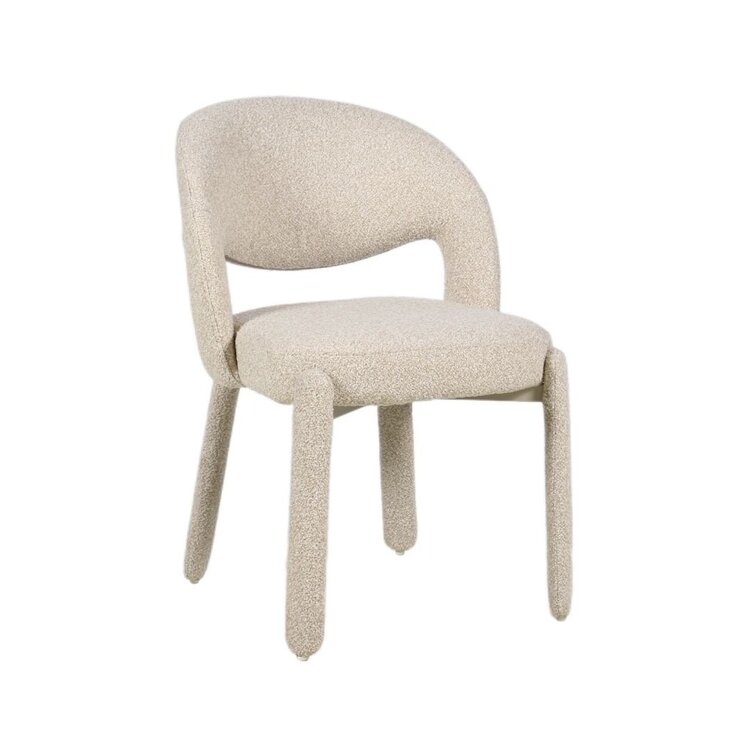 Esszimmerstuhl Dean Bouclé taupe