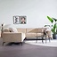 Ecksofa Vegas Samt beige links/rechts