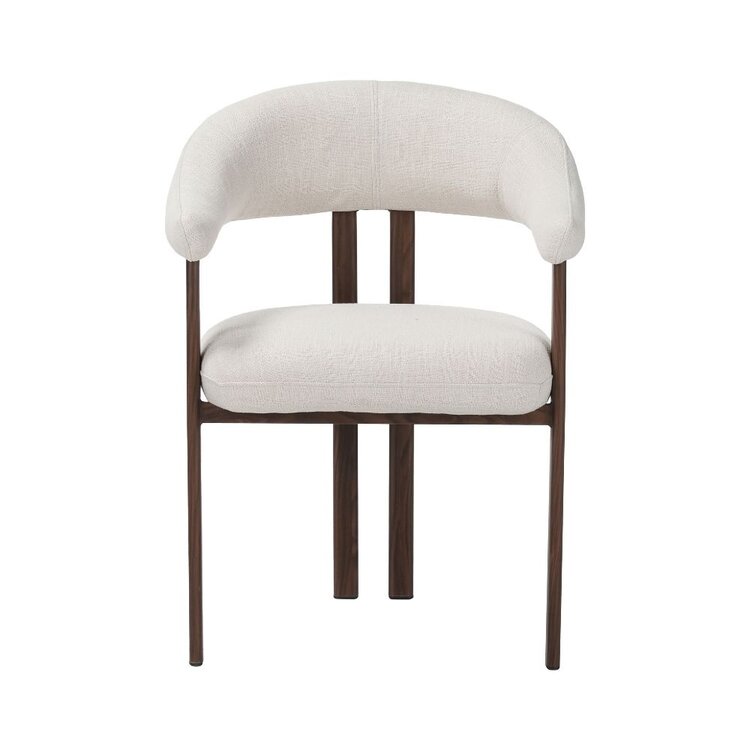 Esszimmerstuhl Nori Leinen off white
