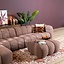 Ecksofa Luca XL aus Bouclé-Stoff rot/rosa links
