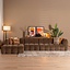 Ecksofa Luca XL Chenille mocha links