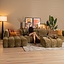 Ecksofa Luca XL Chenille olivgrün links