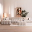 Ecksofa Luca Chenille XL sand links